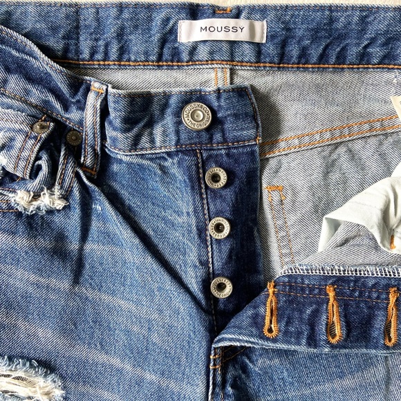 MOUSSY Vintage Adel Tapered Skinny Jeans Size 27 - Picture 7 of 7